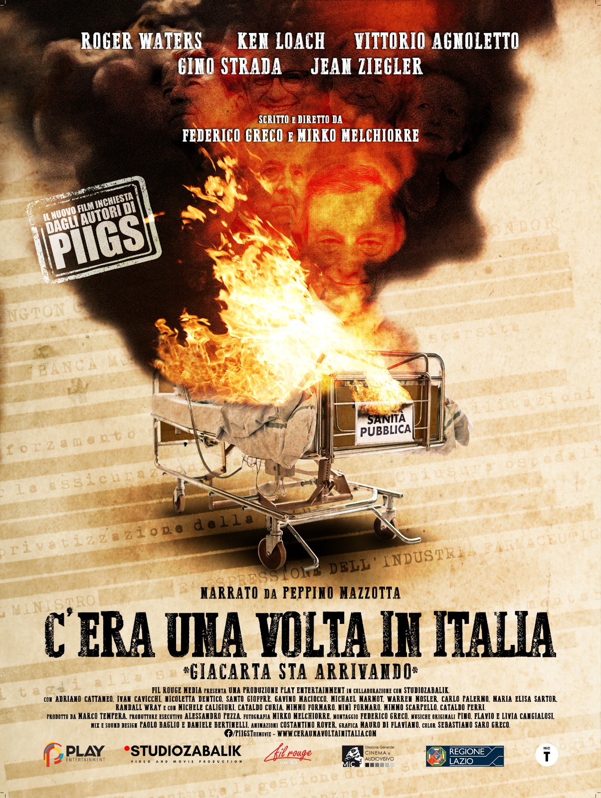 Locandina del film C'era una volta in Italia - Giacarta sta arrivando
