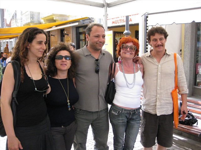 Emmanuelle, Raffaella Spizzichino, Hiner Saleem, Maya Reggi e Giorgio Tirabassi